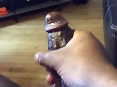 BBC se branler et slowmo cumshot