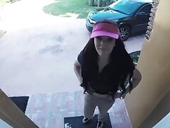 Delivery Girl Gets A Huge Tip