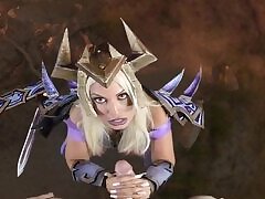 Bridgette B is your Warlock Mistress and she's Commanding you to Cum