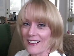 MILF Amateur Housewife Swallows Cum