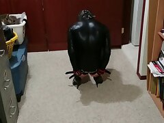Catsuit Self Bondage Hogtie