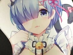 SOP souris pad bukkake rem re:zero cum hommage