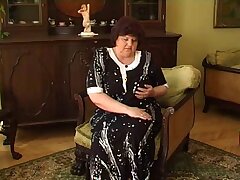 Fat granny masturbating 2