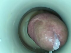 Slob bite de sperme homme cam