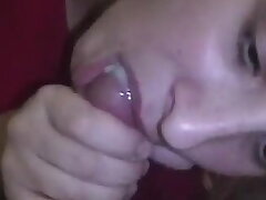 Ex-femme Cum In Mouth