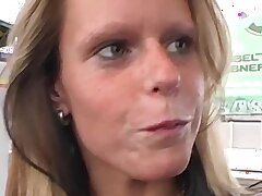 Skank allemande cum dans la bouche
